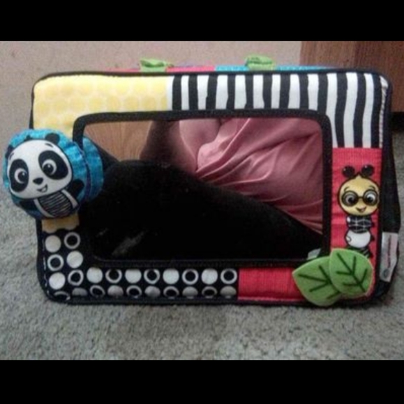 Baby Einstein Flip For Art High Contrast Floor Activity Mirror with Take Along C - Picture 1 of 2